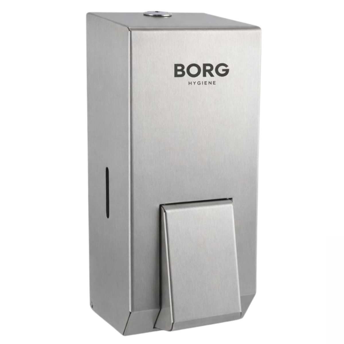 Dozownik stalowy BORG PREMIUM do mydła w płynie 900 ml Stal Szczotkowana (3).png