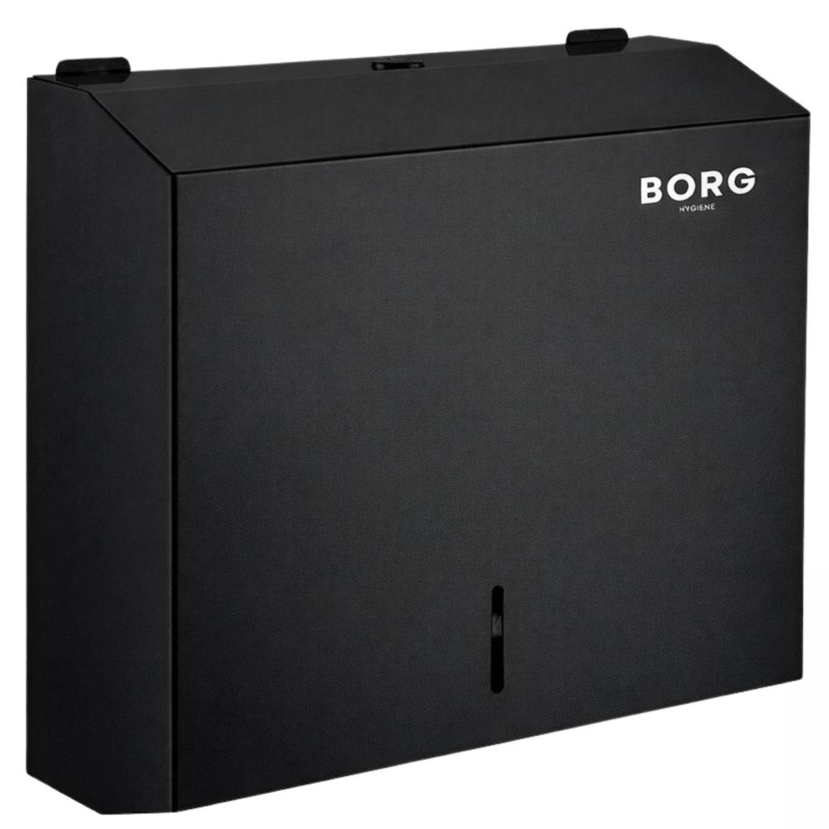 Dozownik Pojemnik na ręczniki ZZ BORG Stalowy Czarny Mat HIGI24 Radom.png