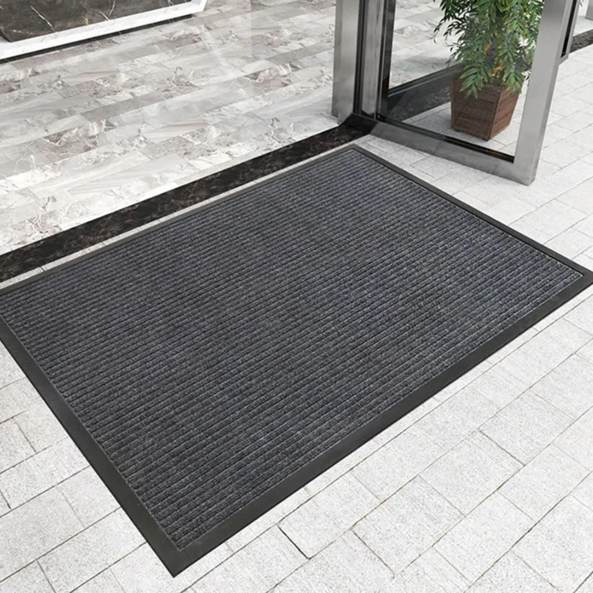 Wycieraczka 60 x 90 Pod Drzwi Podgumowana Szara KLUGER HIGI24 Radom (2).png