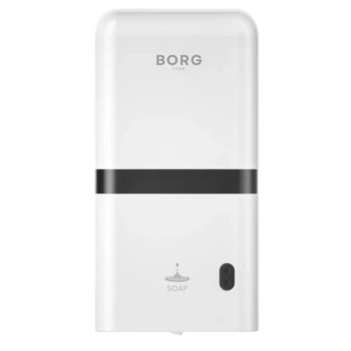 Automatyczny dozownik mydła w płynie ze zbiornikiem 1200 ml BORG LUNA biały