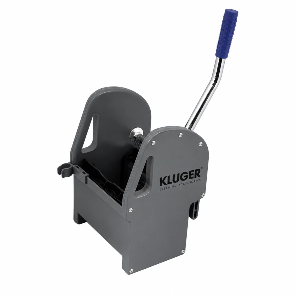 Wózek do sprzątania KLUGER Cleaning Accessories 2x17l z prasą na stelażu ABS HIGI24 Radom (4).png